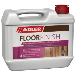 Adler Floor-Finish 1K- und 2K-Wasser-Parkettlack 4,5 Liter
