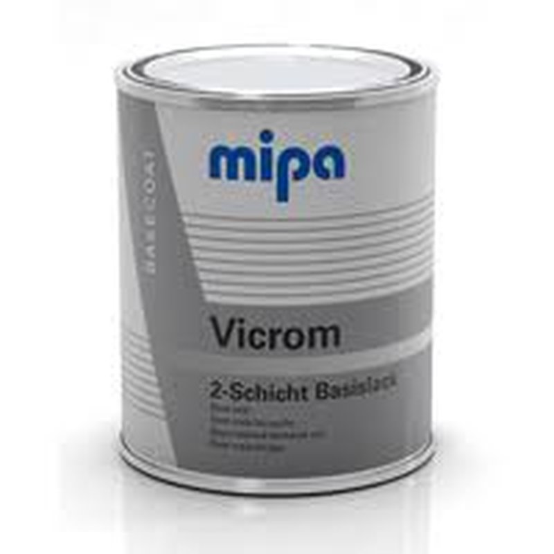 Mipa Vicrom 2-Schicht Basislack (polierte Aluminium-Optik) im 1 Liter-Gebinde