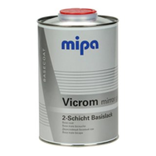 Mipa Vicrom mirror glaze 2-Schicht Basislack (Chrom-Optik mit Spiegeleffekt) im 1 Liter-Gebinde