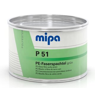 Mipa P 51 grün PE-Auto-Faserspachtel inkl. Härter - 1 kg