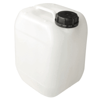 Plastikflasche HD-PE weiß leer 1 Liter inkl. Deckel