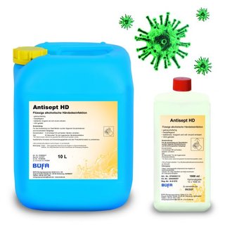 Antisept HD Hand-Desinfektion  für Gewerbebetriebe - 5 Liter 