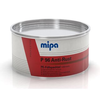 Mipa P 96 Anti-Rust PE-Füllspachtel rotbraun inkl. Härter - 2 kg