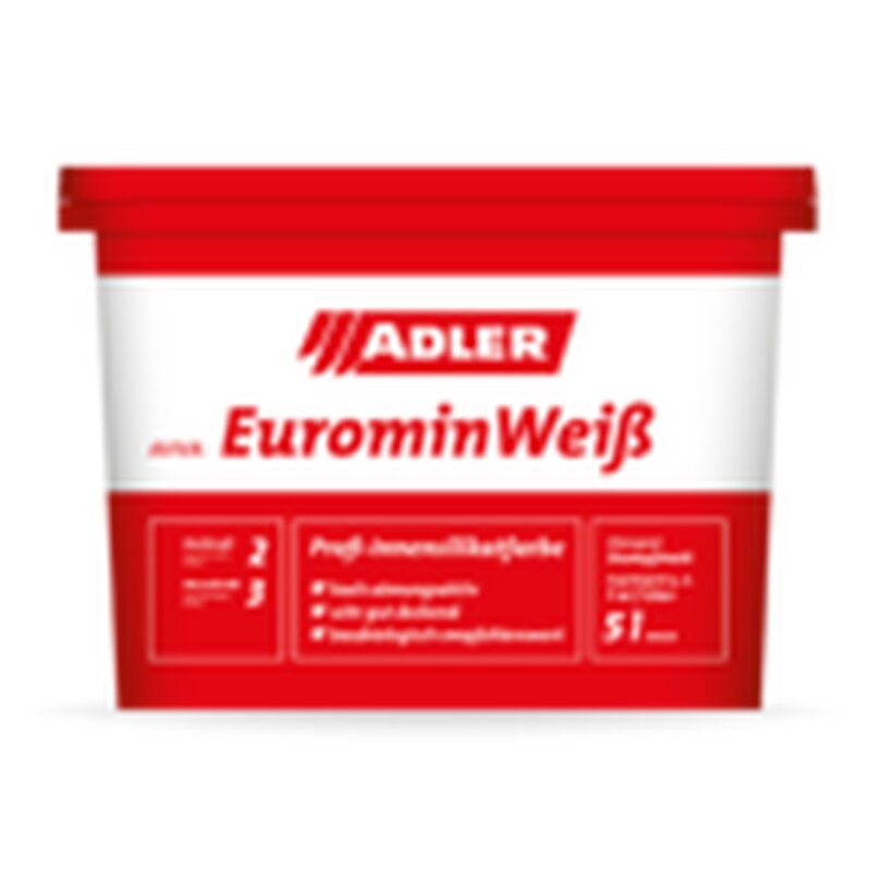 Adler Aviva Euromin-Weiß Mineral Silikat Innenfarbe