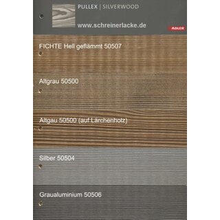 Adler Pullex Silverwood - gezielte Holzalterung in Grautönen